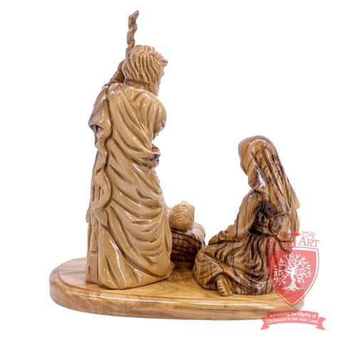 Holy Family - Nativity Scene - Olive wood