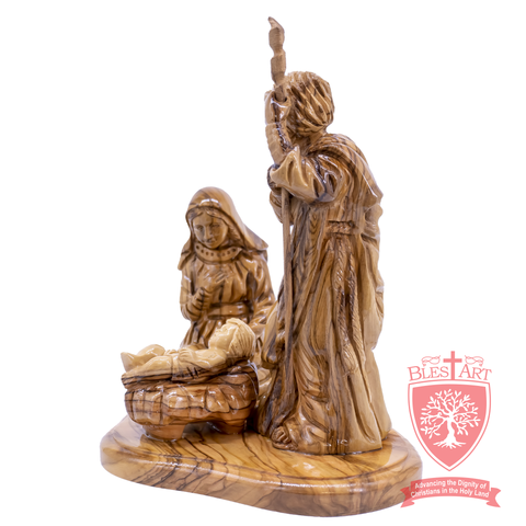 Holy Family - Nativity Scene - Olive wood