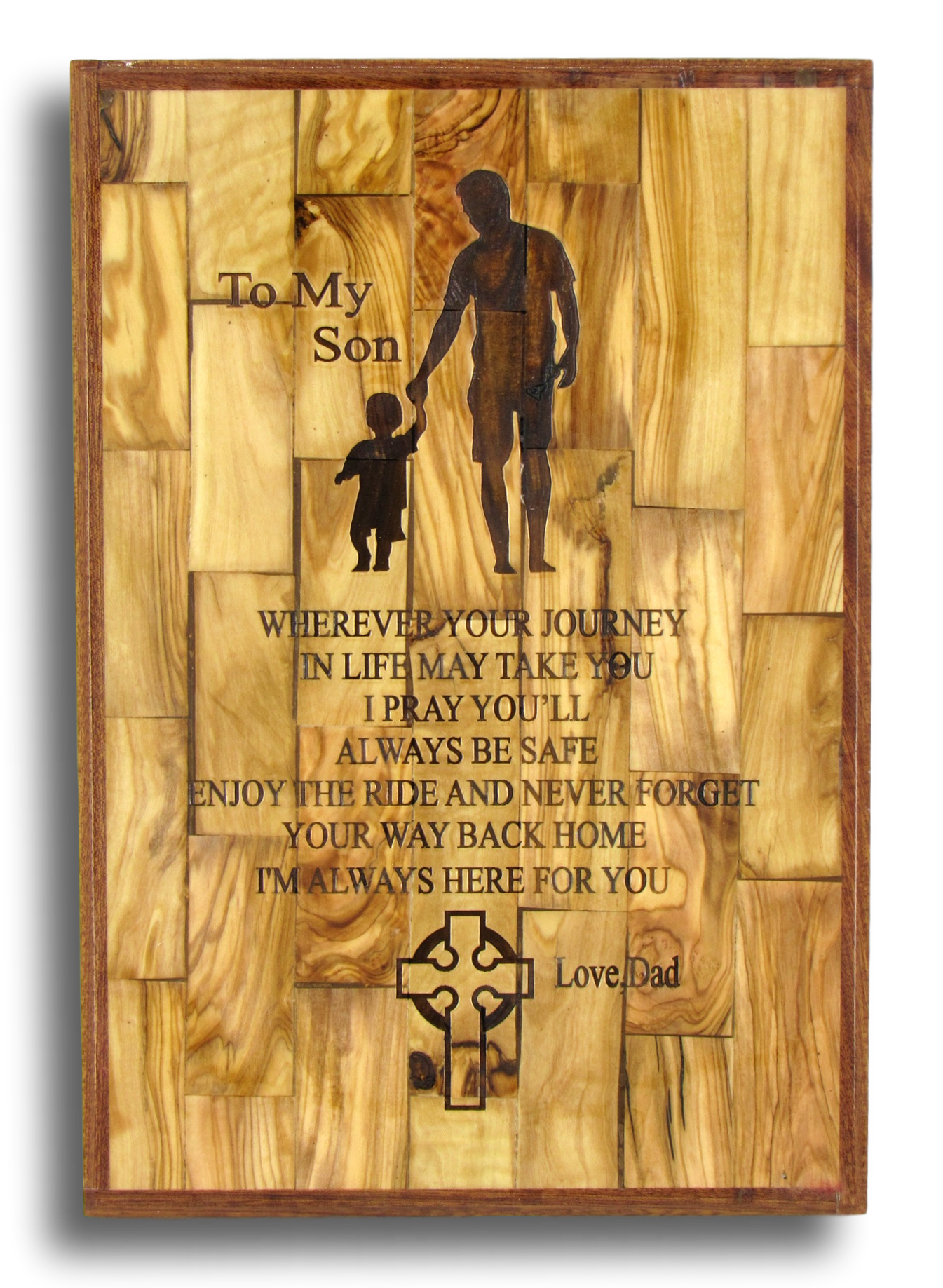 Plaque, "To My Daughter" & "To My Son" Messages