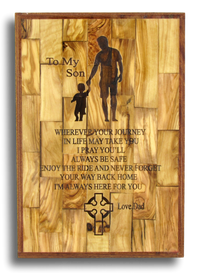 Plaque, "To My Daughter" & "To My Son" Messages