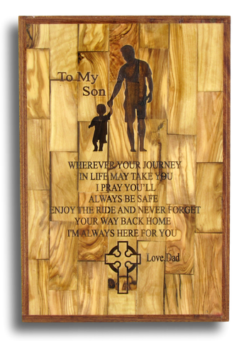 Plaque, "To My Daughter" & "To My Son" Messages