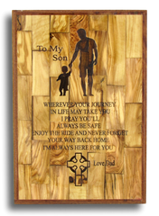 Plaque, "To My Daughter" & "To My Son" Messages