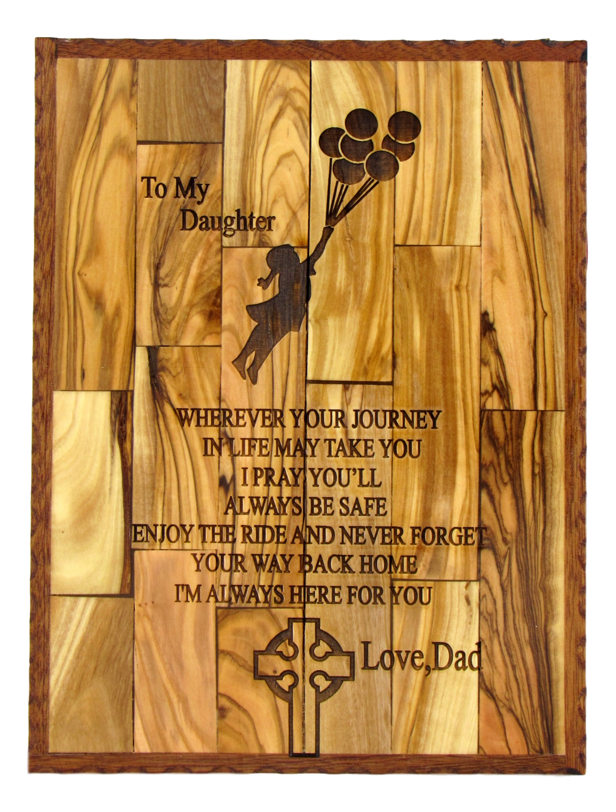 Plaque, "To My Daughter" & "To My Son" Messages