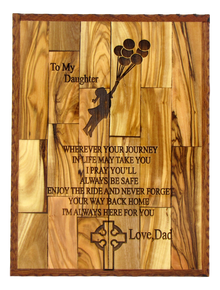 Plaque, "To My Daughter" & "To My Son" Messages
