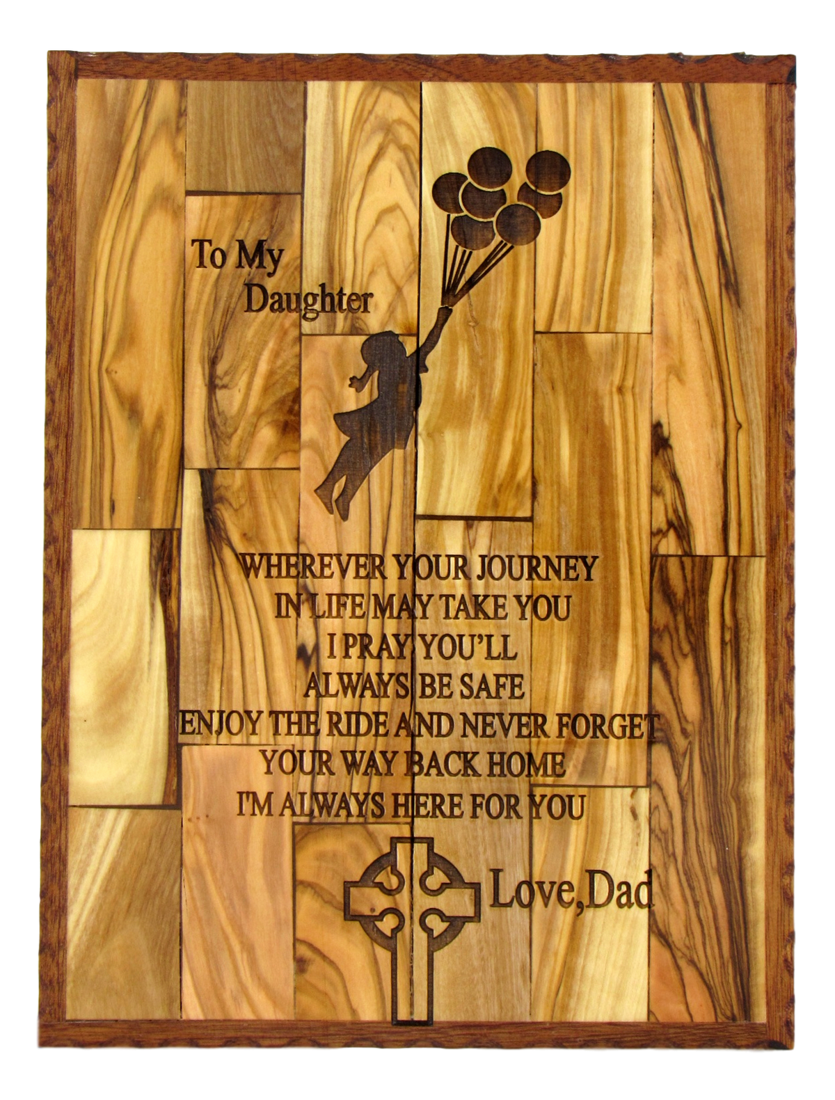 Plaque, "To My Daughter" & "To My Son" Messages