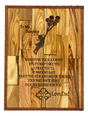 Plaque, "To My Daughter" & "To My Son" Messages