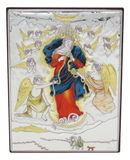 Our Lady the Undoer of Knots Icon, Silver plated, Available in different sizes.