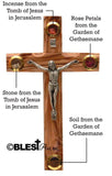 Crucifix, Latin, with Holy Items, Different sizes available. - Blest Art, Inc. 