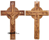 Latin Crucifix, Cathedral, Wooden Figure, Stations, Size: 31.5"/80 cm - Blest Art, Inc. 