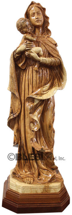 Madonna & Child, Cathedral Quality, Size: 39.4"/100 cm
