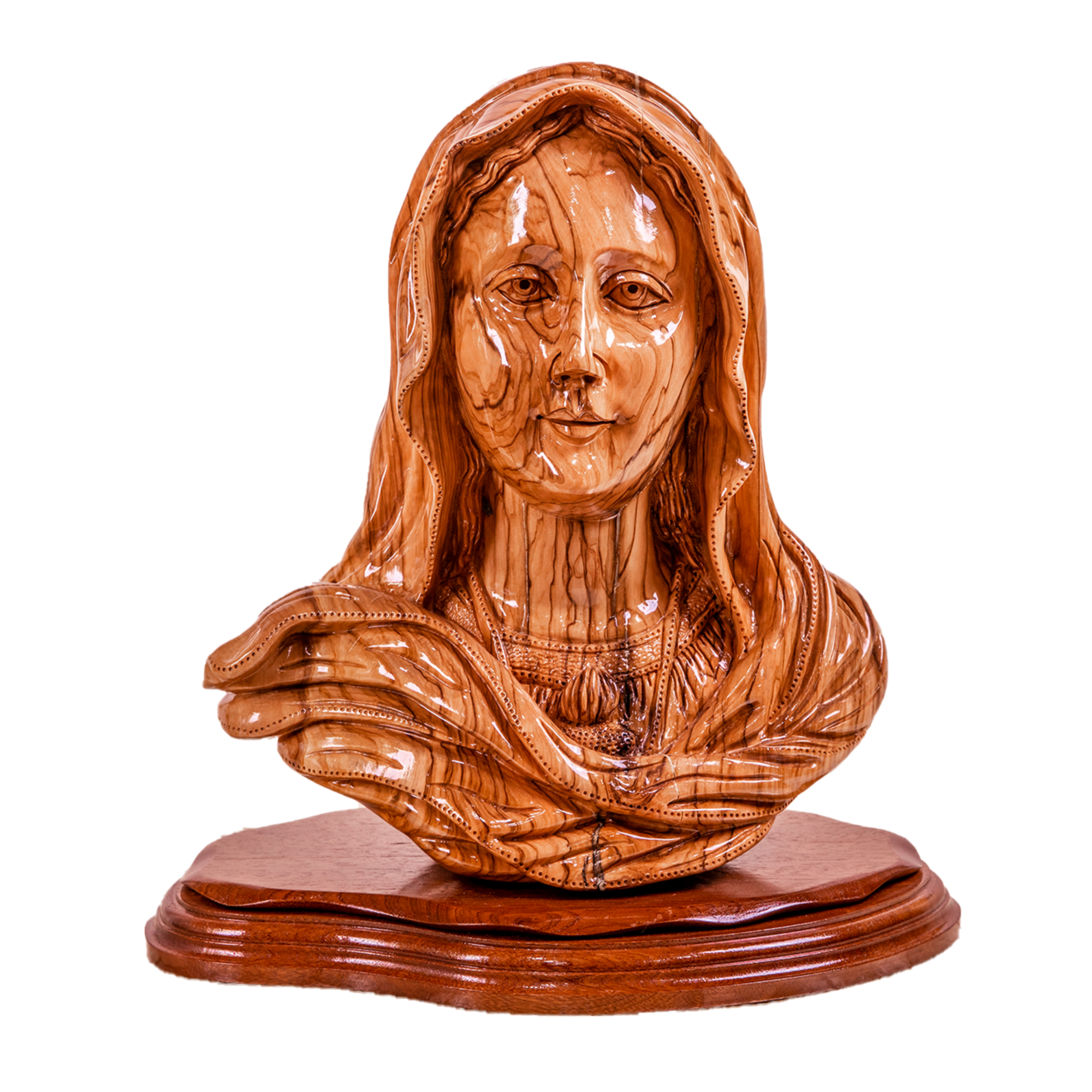 Bust of Mary, Size: 13.8"/35 cm Height