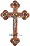 Roman Crucifix, With metal body and Holy Items, Available in different sizes - Blest Art, Inc. 