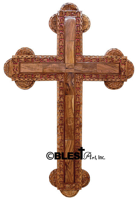 Roman Cross, Cathedral Quality, Size: 35.4"/90 cm - Blest Art, Inc. 