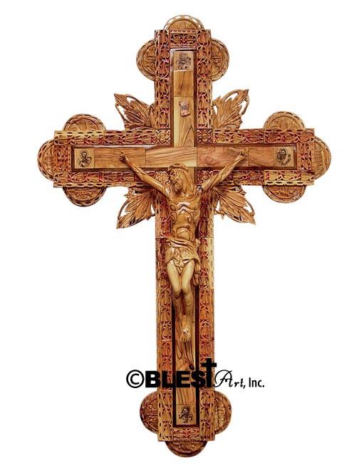 Roman Crucifix, Cathedral Quality, Available in Different sizes. - Blest Art, Inc. 