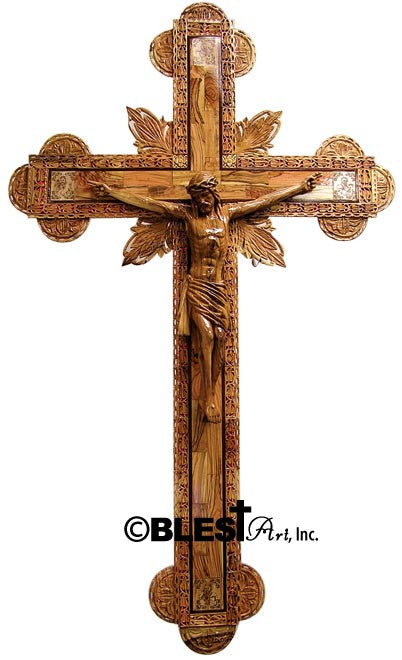 Roman Crucifix, Cathedral Quality, Available in Different sizes. - Blest Art, Inc. 