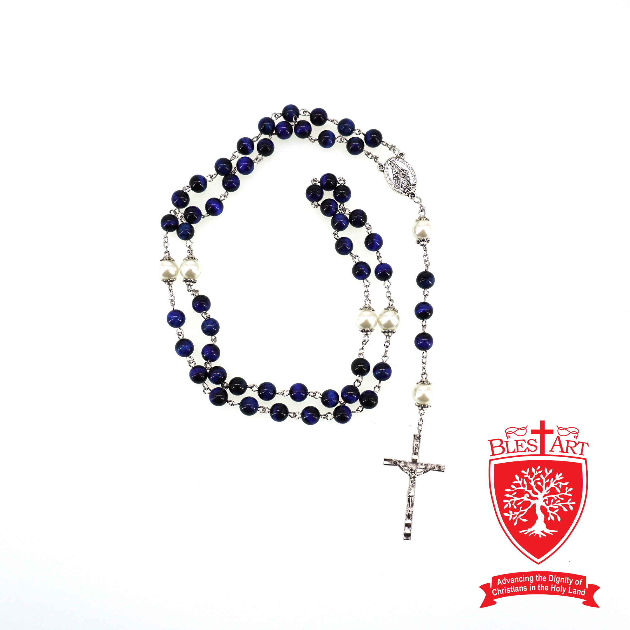 Stones and Pearl Rosary