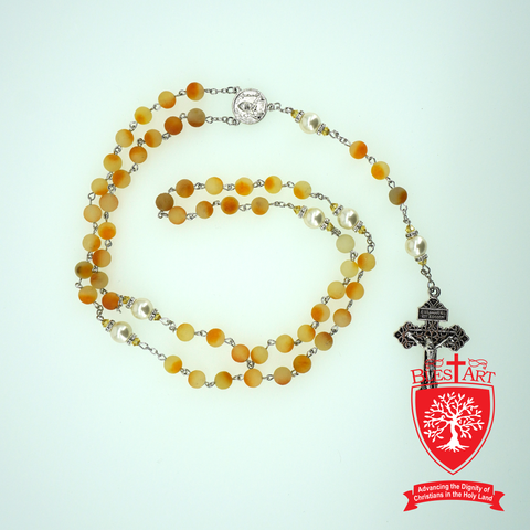 Stones and Pearl Rosary