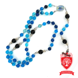 Colorful Rosary, With Icon