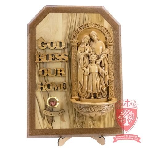 Prayer Plaque - Olivewood